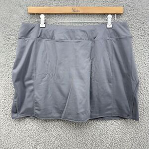 Tangerine Womens Skort Gray Size 2XL Activewear‎ Stretchy Pocket Pickleball